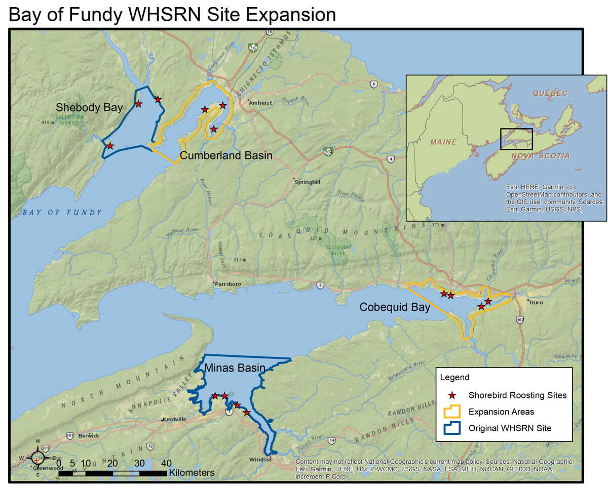 Location of the study area. A) The Fundy Basin and location of the